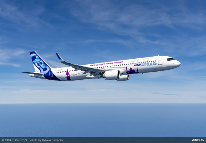 Airbus A321XLR ilk uçuşuna başladı