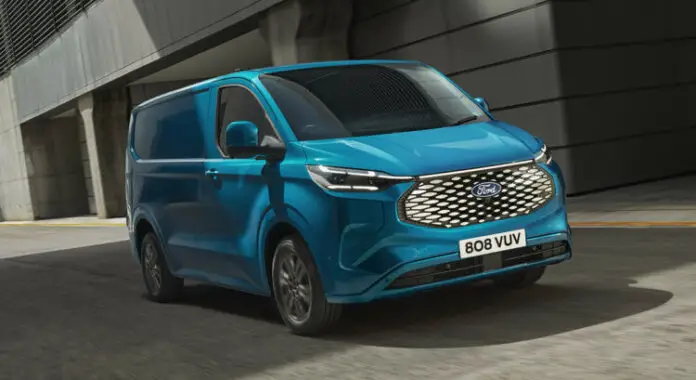 Electric FORD E-Transit Custom Introduced